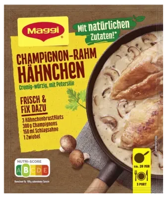 MAGGI Fix für Champignon-Rahm Hähnchen