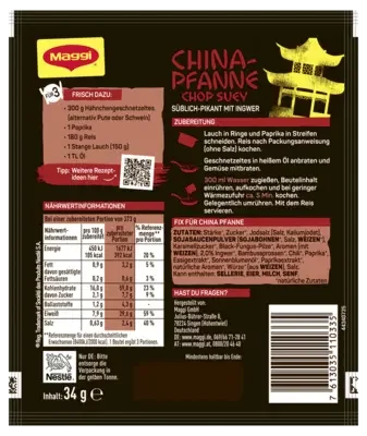 MAGGI Magic Asia Fix für China-Pfanne Chop Suey