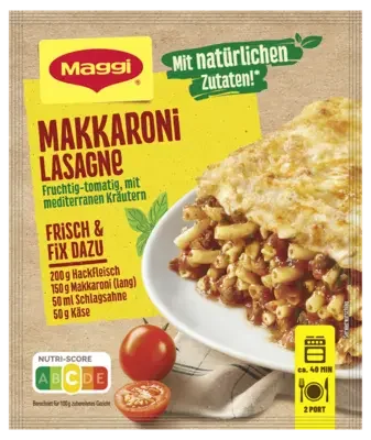 MAGGI Fix für Makkaroni Lasagne