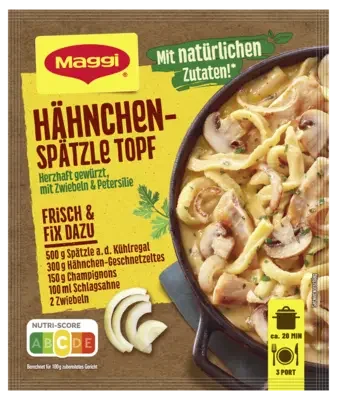 MAGGI Fix für Hähnchen-Spätzle Topf