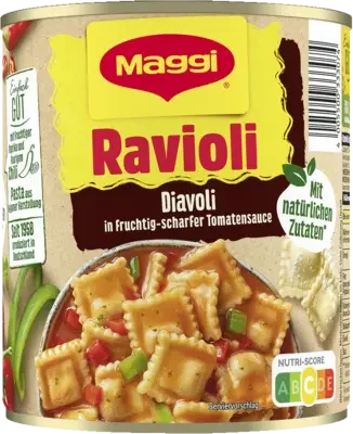 MAGGI  Ravioli Diavoli in fruchtig-scharfer Tomatensauce