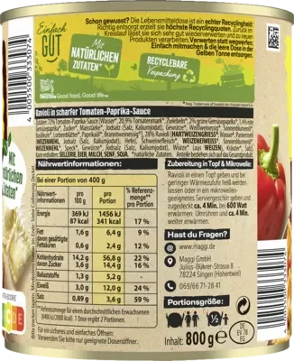 MAGGI  Ravioli Diavoli in fruchtig-scharfer Tomatensauce