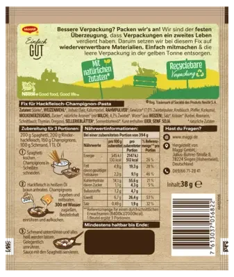 MAGGI Fix für Bolognese Bianco