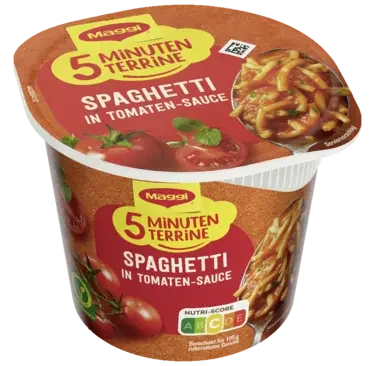MAGGI 5 Minuten Terrine Spaghetti in Tomatensauce