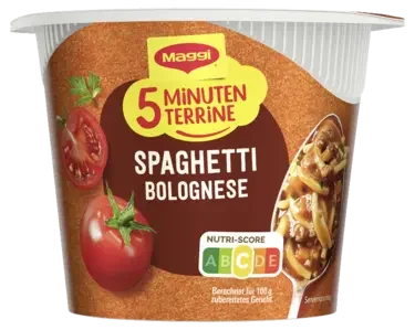 MAGGI 5 Minuten Terrine Spaghetti Bolognese