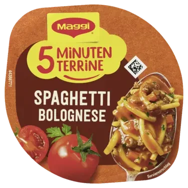 MAGGI 5 Minuten Terrine Spaghetti Bolognese