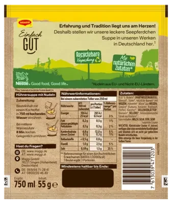 Maggi Guten Appetit, Seepferdchen Suppe