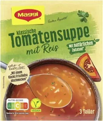 MAGGI Guten Appetit Tomatensuppe mit Langkornreis