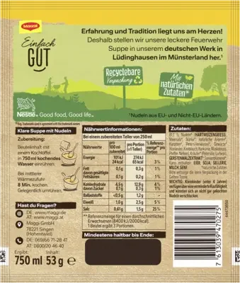 MAGGI Guten Appetit Feuerwehr Suppe