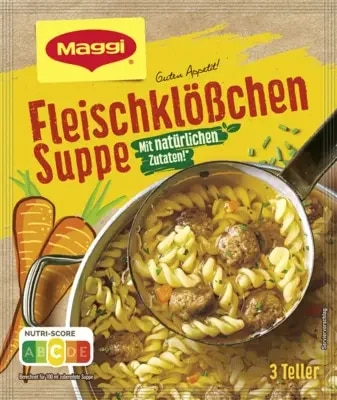 Maggi Guten Appetit, Fleischklößchen Suppe