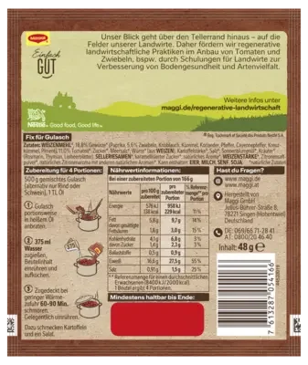 MAGGI Fix für Gulasch
