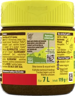 MAGGI Gemüse Brühe Glas