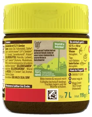 MAGGI Gemüse Brühe Glas