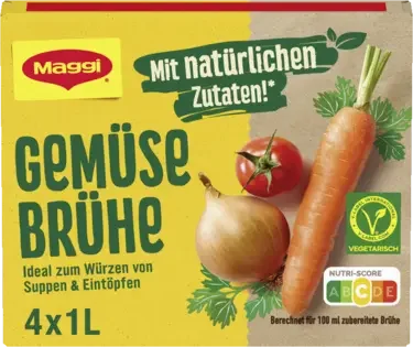 MAGGI Gemüse Brühe 4x1 L