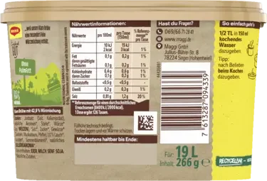 Maggi Klare Brühe, ergibt 19 Liter