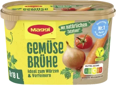Maggi Gemüse Brühe, ergibt 18 Liter