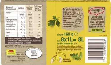 Klare Fleisch Suppe 8x1 L