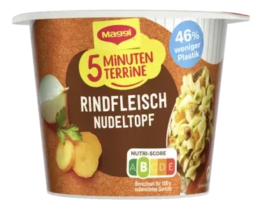 MAGGI 5 Minuten Terrine  Rindfleisch Nudeltopf