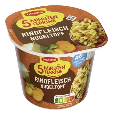 MAGGI 5 Minuten Terrine  Rindfleisch Nudeltopf