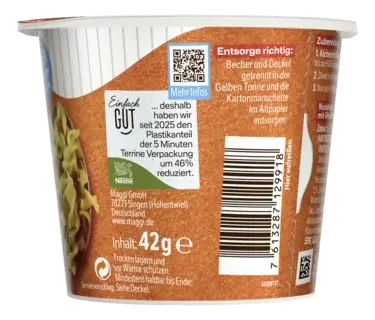 MAGGI 5 Minuten Terrine  Rindfleisch Nudeltopf
