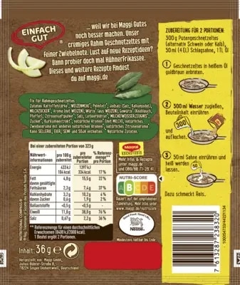 MAGGI Fix für Rahm Geschnetzeltes