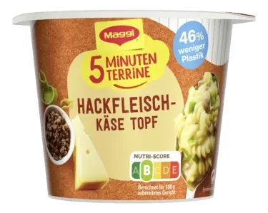 MAGGI 5 Minuten Terrine Hackfleisch Käse Topf