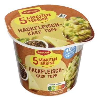 MAGGI 5 Minuten Terrine Hackfleisch Käse Topf