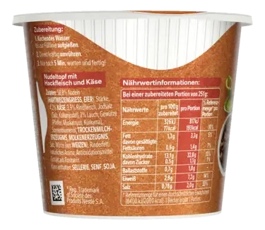 MAGGI 5 Minuten Terrine Hackfleisch Käse Topf