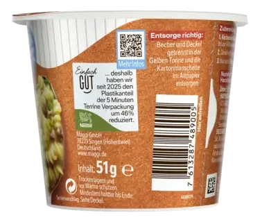MAGGI 5 Minuten Terrine Hackfleisch Käse Topf