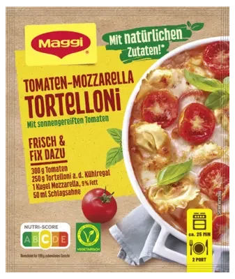 MAGGI Fix für Tomaten-Mozzarella Tortelloni