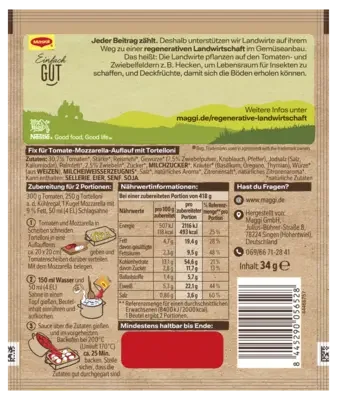MAGGI Fix für Tomaten-Mozzarella Tortelloni