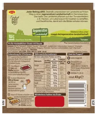 MAGGI Fix für Ofen-Bällchen mit Gouda