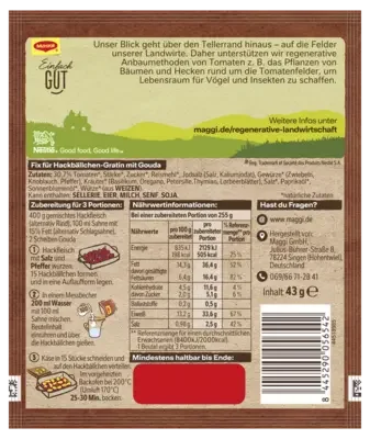 MAGGI Fix für Ofen-Bällchen mit Gouda