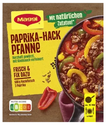 MAGGI Fix für Paprika-Hack Pfanne