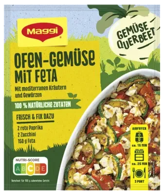 MAGGI Fix für Ofen-Gemüse mit Feta (Air Fryer geeignet)