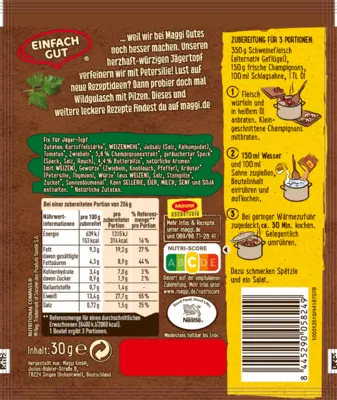MAGGI Fix für Jäger-Topf