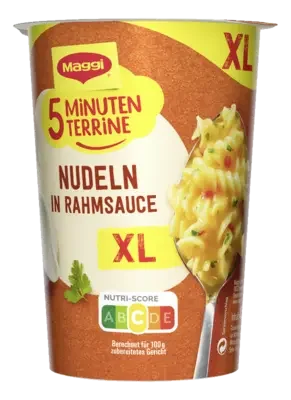 MAGGI 5 Minuten Terrine Nudeln Rahmsauce XL Cup