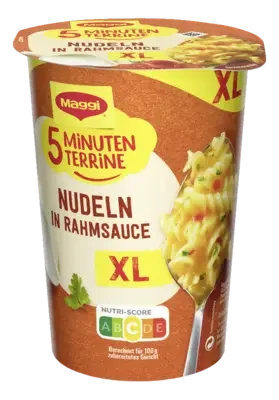 MAGGI 5 Minuten Terrine Nudeln Rahmsauce XL Cup
