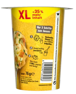 MAGGI 5 Minuten Terrine Kartoffelbrei Röstzwiebel XL Cup