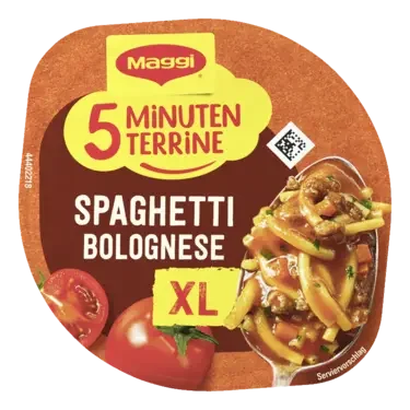 MAGGI 5 Minuten Terrine Spaghetti Bolognese XL Cup