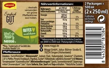 Maggi Pfeffersauce (2er Pack)