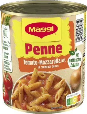 MAGGI Penne Tomate Mozzarella Art