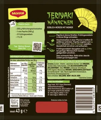 MAGGI Magic Asia Fix für Teriyaki Hähnchen