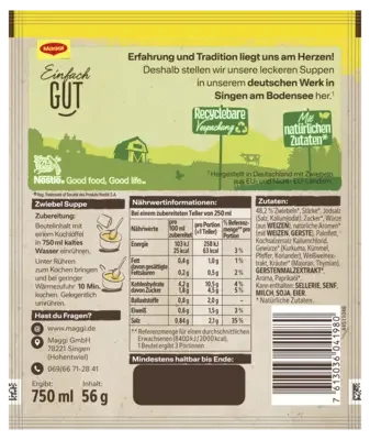 MAGGI Für Genießer Zwiebel Suppe