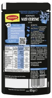 MAGGI MAGIC ASIA Würzpaste für Nasi Goreng Style