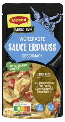 MAGGI MAGIC ASIA Würzpaste für Erdnuss Geschmack