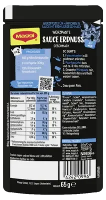 MAGGI MAGIC ASIA Würzpaste für Erdnuss Geschmack