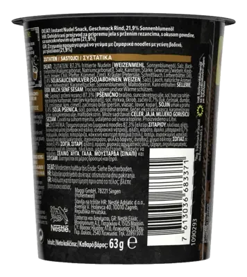 MAGGI MAGIC ASIA Noodle Cup Beef Taste