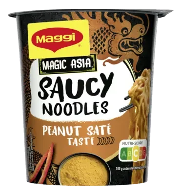 MAGGI Magic Asia Saucy Noodles Peanut Saté Taste