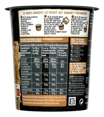 MAGGI Magic Asia Saucy Noodles Peanut Saté Taste